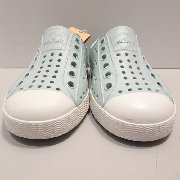 NWT Native Jefferson Skip Blue Shell White Water Play Shoes Size C 7 - Picture 1 of 7